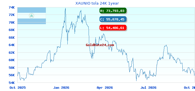 XAUNIO tola 24K 1year