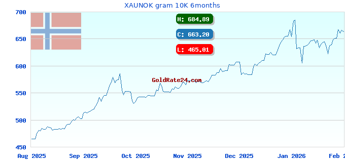 XAUNOK gram 10K 6months