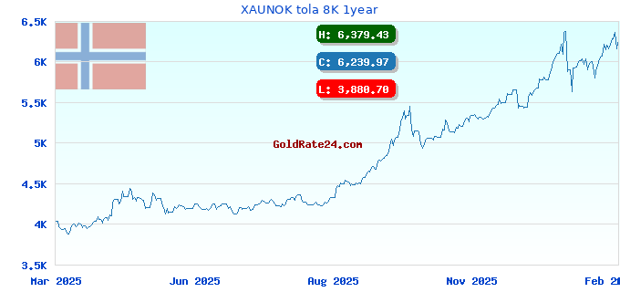 XAUNOK tola 8K 1year