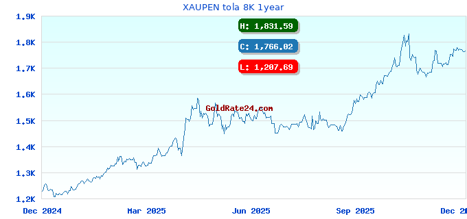 XAUPEN tola 8K 1year