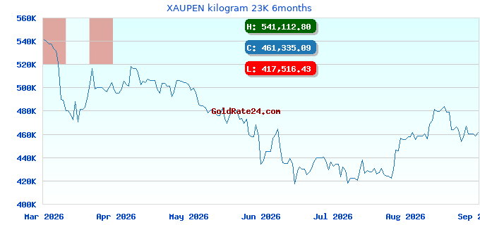 XAUPEN kilogram 23K 6months