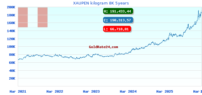 XAUPEN kilogram 8K 5years