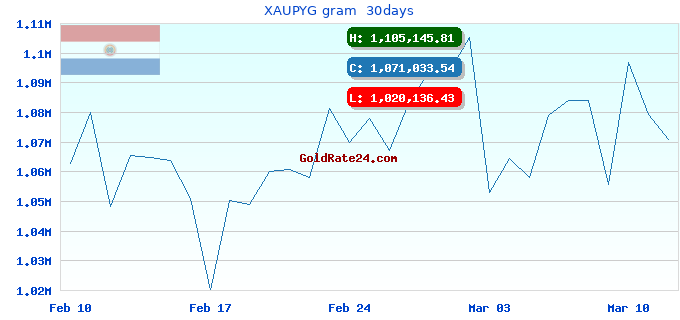 XAUPYG gram  30days