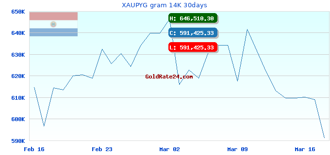 XAUPYG gram 14K 30days