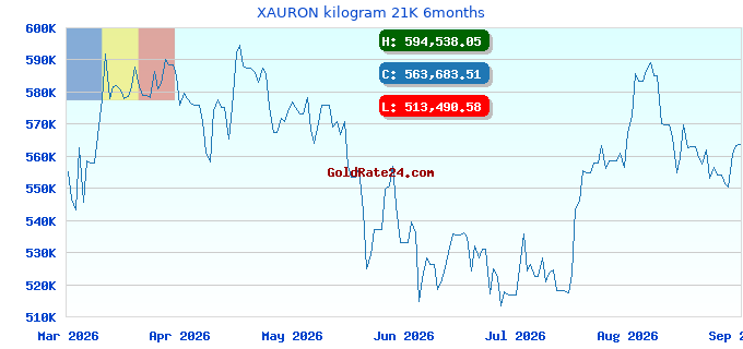 XAURON kilogram 21K 6months