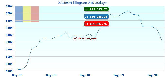 XAURON kilogram 24K 30days