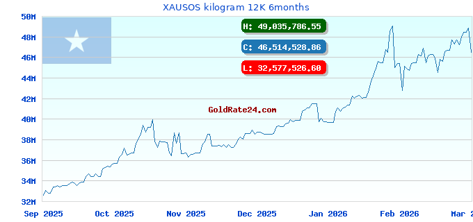 XAUSOS kilogram 12K 6months