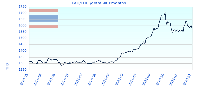 XAUTHB gram 9K 6months