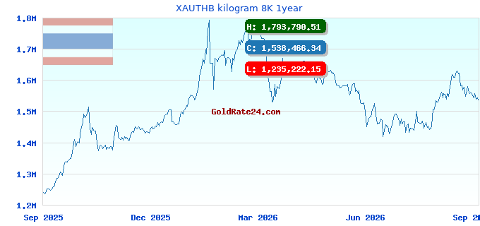 XAUTHB kilogram 8K 1year