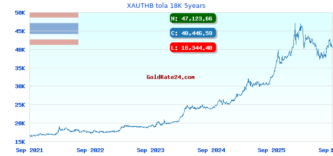 XAUTHB tola 18K 5years