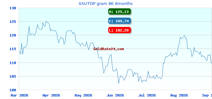 XAUTOP gram 8K 6months