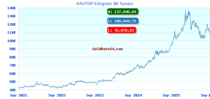 XAUTOP kilogram 8K 5years
