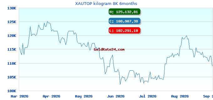 XAUTOP kilogram 8K 6months