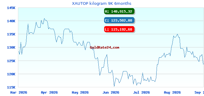 XAUTOP kilogram 9K 6months