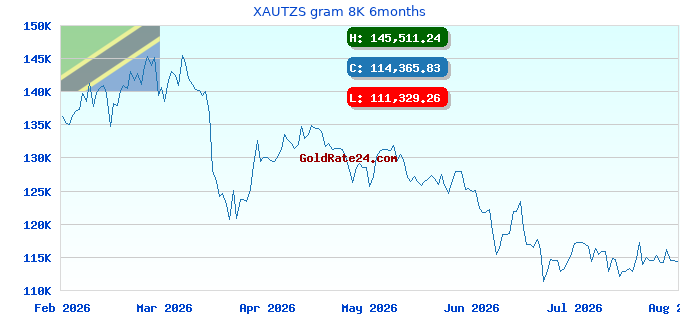 XAUTZS gram 8K 6months