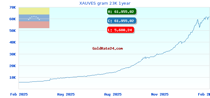 XAUVES gram 23K 1year