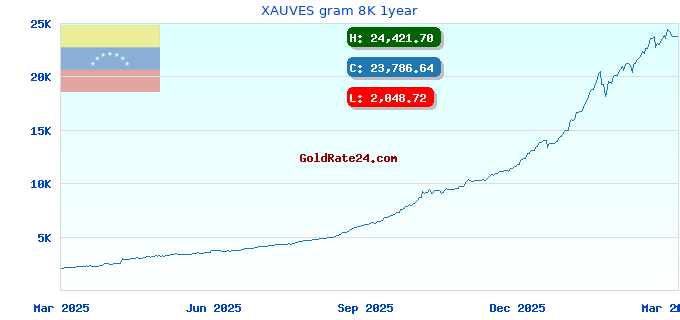 XAUVES gram 8K 1year