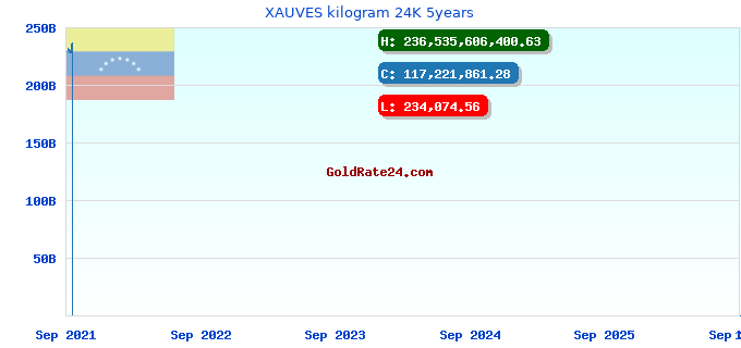 XAUVES kilogram 24K 5years