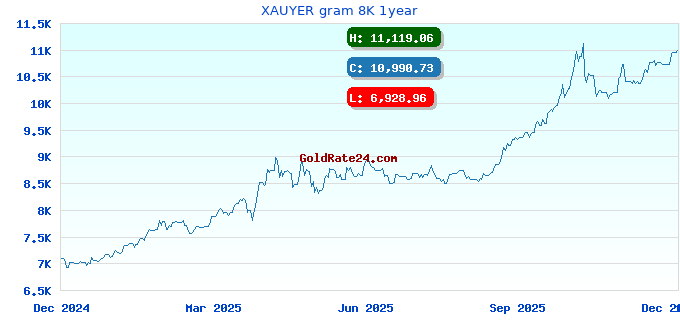 XAUYER gram 8K 1year
