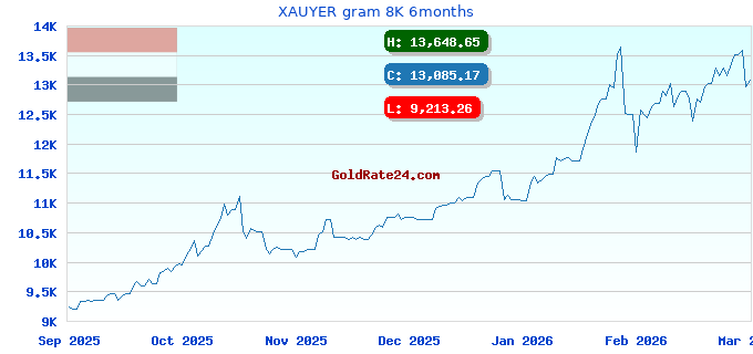 XAUYER gram 8K 6months