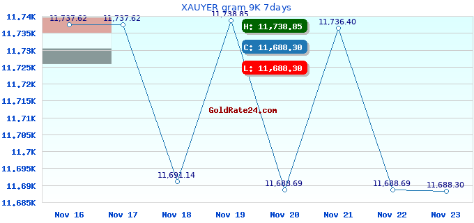 XAUYER gram 9K 7days