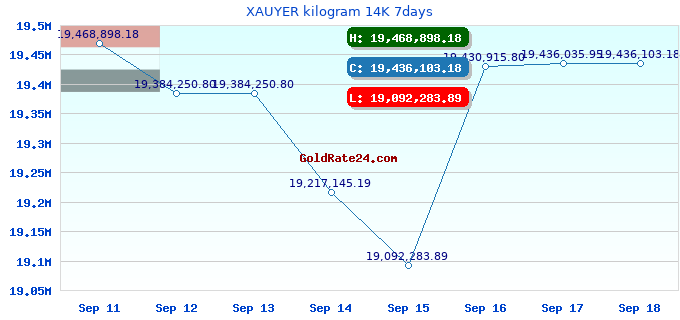 XAUYER kilogram 14K 7days