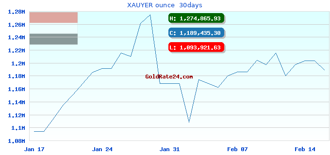 XAUYER ounce  30days